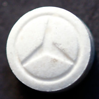 100 A+++ White Mercedes XTC 300mg  x 1's