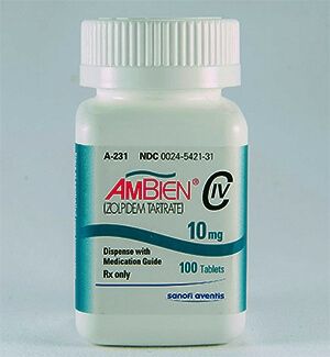 Ambien 10mg x 10 Tablet