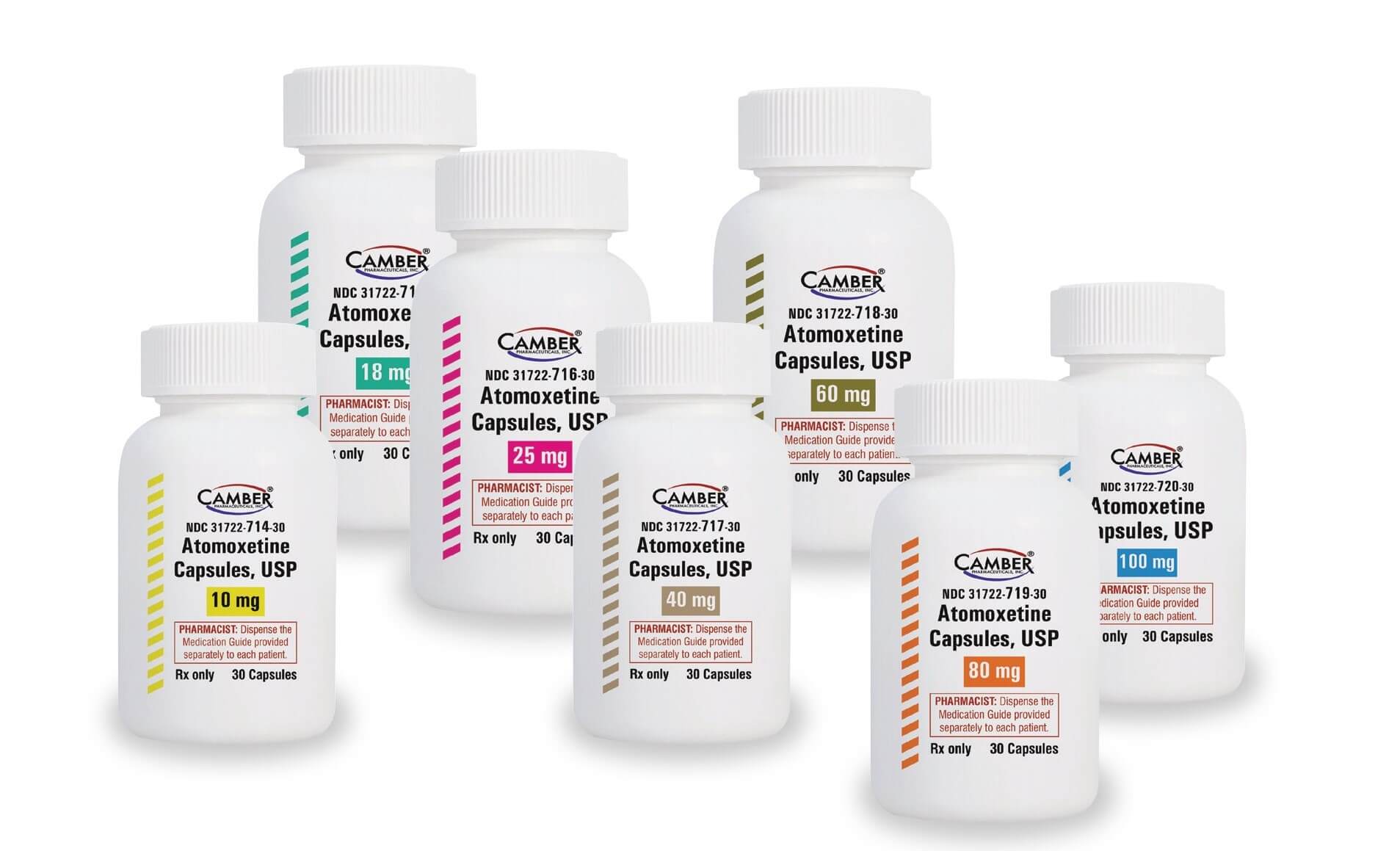 Strattera Atomoxetine 100mg x 1Pack