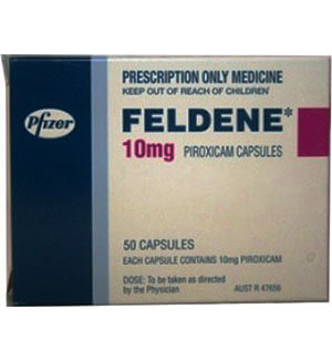 Feldene (Piroxicam) 10mg Capsules  x 1's