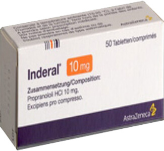 Inderal (Propranolol) 10mg Tablets  x 1's