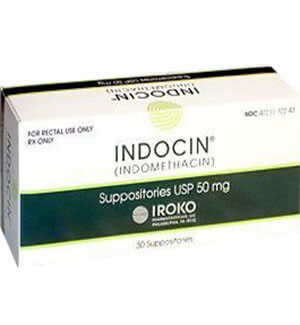Indocin (Indomethacin) 50mg   x 1's