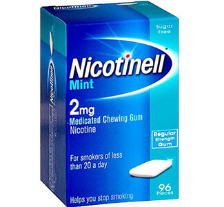 Nicotinell (Nicotine) 2mg Mint Medicated Chew Gum  x 1's