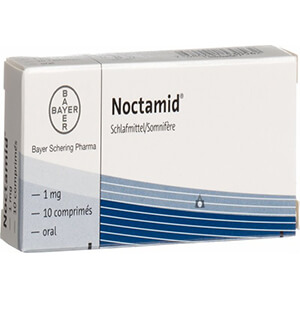 Noctamid (Lormetazepam) 1mg Tablets  x 1's