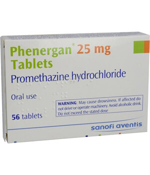 Phenergan (Promethazine) 25mg  x 1's