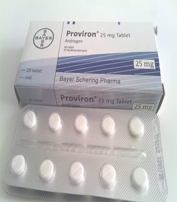 Proviron 25 mg x 20 tabs Schering (mesterolone)
