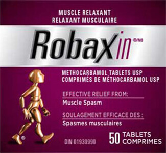 Robaxin (Methocarbamol) 500mg Tablets  x 1's