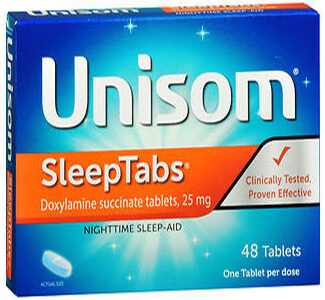 Unisom (Doxylamine) 25mg Tablets  x 1's