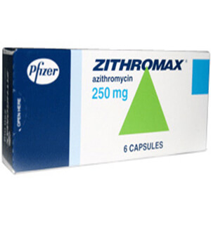 Zithromax (Azithromycin) 250mg Capsules  x 1's