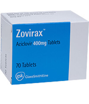 Zovirax (Acyclovir) 400mg Tablets  x 1's