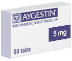 Aygestin (Norethindrone) 5mg Tablets  x 1's