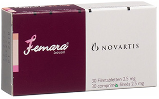 Femara (Letrozole) 2.5mg Tablets  x 1's